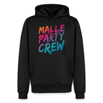Malle Party Crew - Männer Premium Bio Hoodie - Schwarz - Vorne - Nico (187cm)