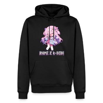 Anime Und K-Pop Koreanische Popmusik Kpop - Männer Premium Bio Hoodie - Schwarz - Vorne - Nico (187cm)