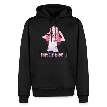 Anime Und K-Pop Koreanische Popmusik Kpop - Männer Premium Bio Hoodie - Schwarz - Vorne - Nico (187cm)
