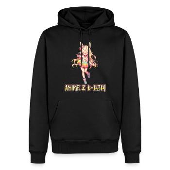 Anime Und K-Pop Koreanische Popmusik Kpop - Männer Premium Bio Hoodie - Schwarz - Vorne - Nico (187cm)