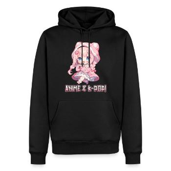 Anime Und K-Pop Koreanische Popmusik Kpop - Männer Premium Bio Hoodie - Schwarz - Vorne - Nico (187cm)