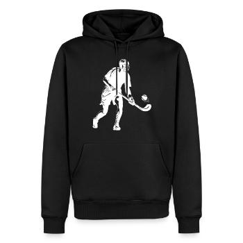 Irlande Irish Sport Gaelic Sliotar Hurling - Sweat à capuche Premium bio Homme - noir - Devant - Nico (187cm)