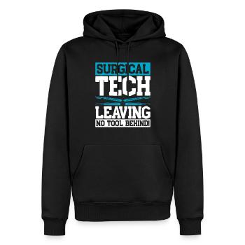 Chirurgischer Assistent Surgical Tech - Männer Premium Bio Hoodie - Schwarz - Vorne - Nico (187cm)