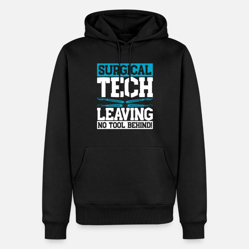 Chirurgischer Assistent Surgical Tech - Männer Premium Bio Hoodie - Schwarz