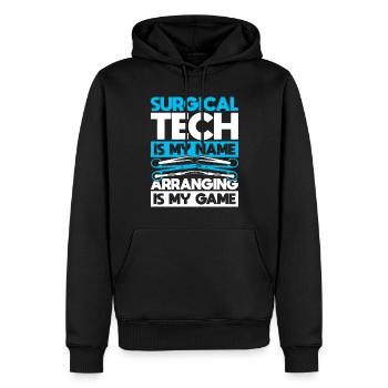 Chirurgisch Technischer Assistent - Männer Premium Bio Hoodie - Schwarz - Vorne - Nico (187cm)