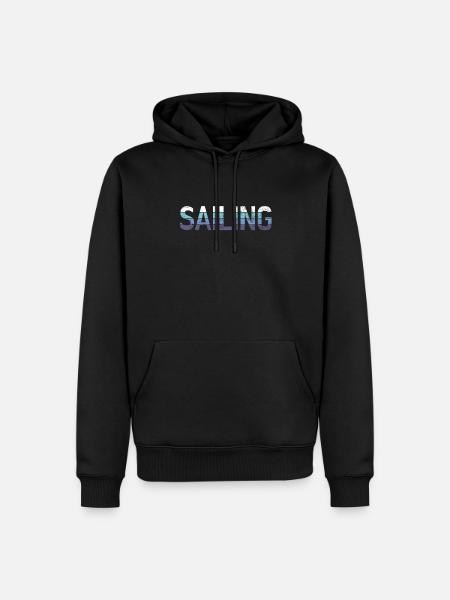 Navigation - Sweat à capuche Premium bio Homme - noir