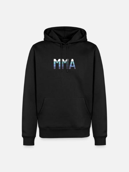 MMA - Sweat à capuche Premium bio Homme - noir