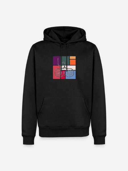 Gaming - Men’s Premium Organic Hoodie - black