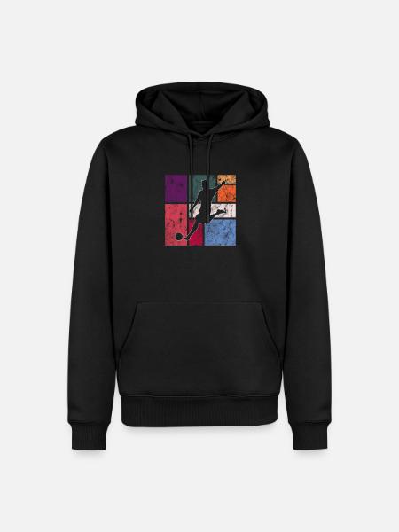 Soccer - Men’s Premium Organic Hoodie - black