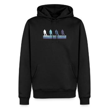 Snowboarding - Männer Premium Bio Hoodie - Schwarz - Vorne - Nico (187cm)