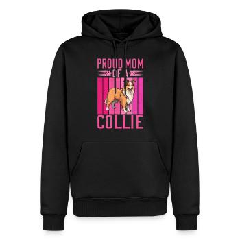 Cadeaux Collie - Sweat à capuche Premium bio Homme - noir - Devant - Nico (187cm)