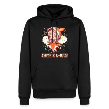 Anime Und K-Pop Koreanische Popmusik Kpop - Männer Premium Bio Hoodie - Schwarz - Vorne - Nico (187cm)