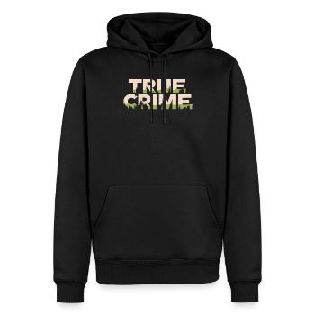 True Crime Podcast Obsessed Fest - Men’s Premium Organic Hoodie - black - Front - Nico (187cm)