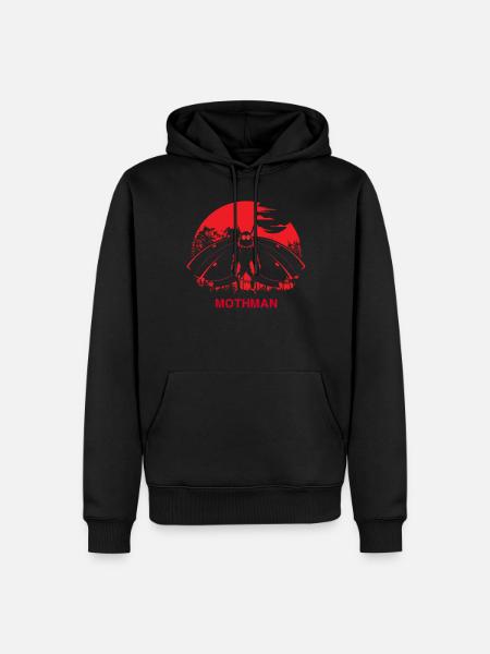 Mothman - Sweat à capuche Premium bio Homme - noir
