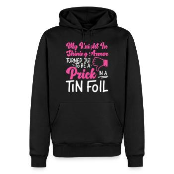 Happy Divorce Party My Knight In - Männer Premium Bio Hoodie - Schwarz - Vorne - Nico (187cm)