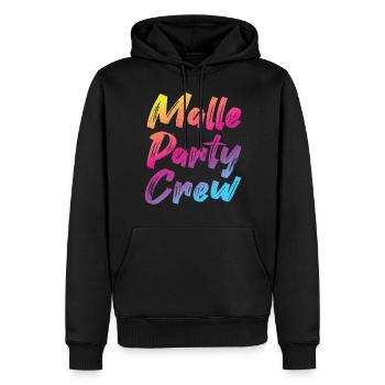 Malle Party Crew - Männer Premium Bio Hoodie - Schwarz - Vorne - Nico (187cm)
