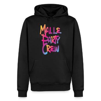 Malle Party Crew - Männer Premium Bio Hoodie - Schwarz - Vorne - Nico (187cm)