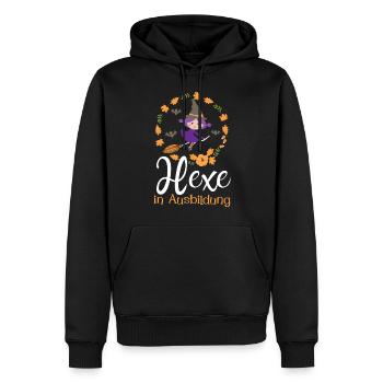 Hexe In Ausbildung - Männer Premium Bio Hoodie - Schwarz - Vorne - Nico (187cm)