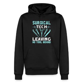 Chirurgische Technologie, Die Kein Werkzeug - Männer Premium Bio Hoodie - Schwarz - Vorne - Nico (187cm)