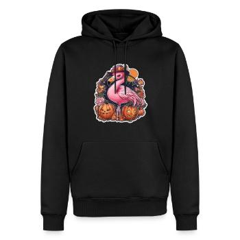 Flamingo Pink Flamingo Flamingo Halloween - Männer Premium Bio Hoodie - Schwarz - Vorne - Nico (187cm)