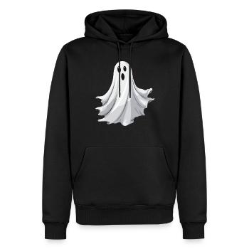 Ghost Hunter Creepy Adventure, Paranormal - Sweat à capuche Premium bio Homme - noir - Devant - Nico (187cm)