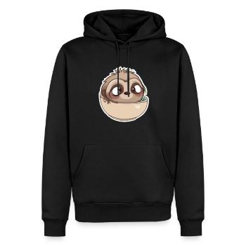 Sloth Cup Sloth Sloth Sloth Sloth - Sweat à capuche Premium bio Homme - noir - Devant - Nico (187cm)
