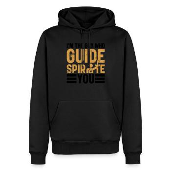 Stadtführer-design Für Einen Tavel-reiseleiter - Sweat à capuche Premium bio Homme - noir - Devant - Nico (187cm)