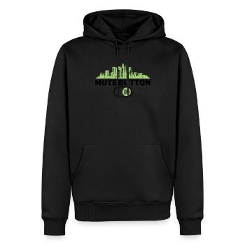 Design Eines Stadtreiseführers Für Einen - Sweat à capuche Premium bio Homme - noir - Devant - Nico (187cm)
