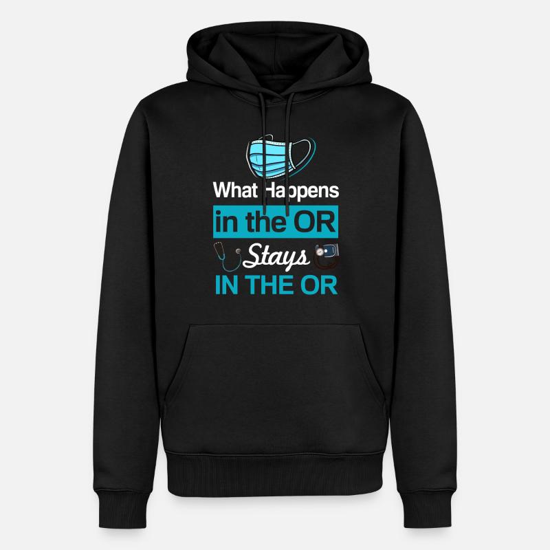 Scrub Tech OP-Techniker Chirurgischer Technologe - Männer Premium Bio Hoodie - Schwarz