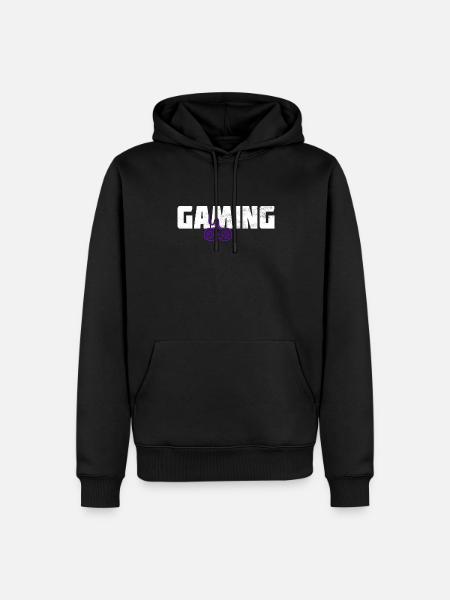 Gaming - Men’s Premium Organic Hoodie - black