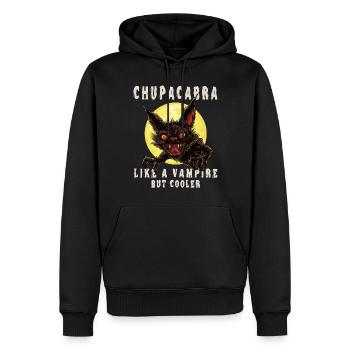 Chupacabra Wie Ein Vampir, Aber Cooler - Kryptid - Männer Premium Bio Hoodie - Schwarz - Vorne - Nico (187cm)