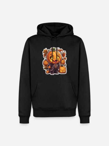 Pumpkin Halloween Halloween Pumpkin Pumpkin - Men’s Premium Organic Hoodie - black