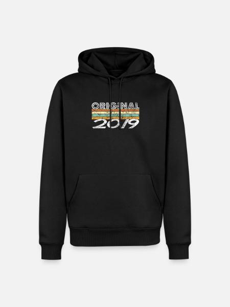 Limited Edition 2019 - Männer Premium Bio Hoodie - Schwarz