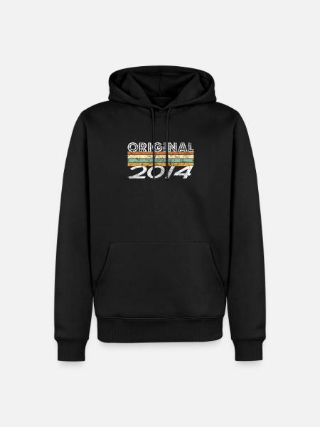 Original 2014 - Männer Premium Bio Hoodie - Schwarz