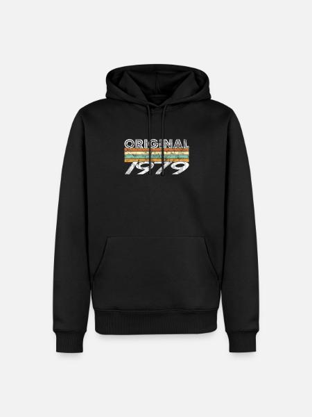 Original 1979 - Sweat à capuche Premium bio Homme - noir