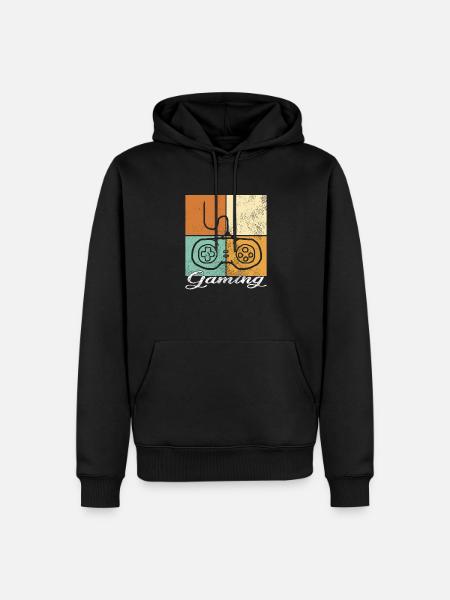 Gaming - Men’s Premium Organic Hoodie - black