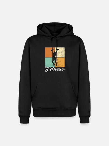 Aptitude - Sweat à capuche Premium bio Homme - noir