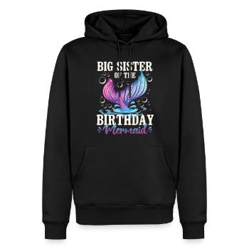 Big Sister Of The Birthday Girl - Männer Premium Bio Hoodie - Schwarz - Vorne - Nico (187cm)