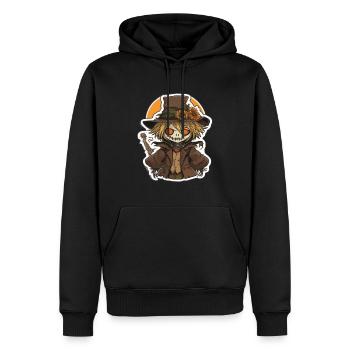 Vogelscheuche Halloween Vogelscheuchen Kostüm - Männer Premium Bio Hoodie - Schwarz - Vorne - Nico (187cm)