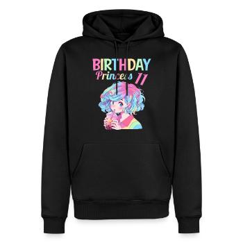 Anime Mandga Boba Bubble Tea 11. Geburtstag - Männer Premium Bio Hoodie - Schwarz - Vorne - Nico (187cm)