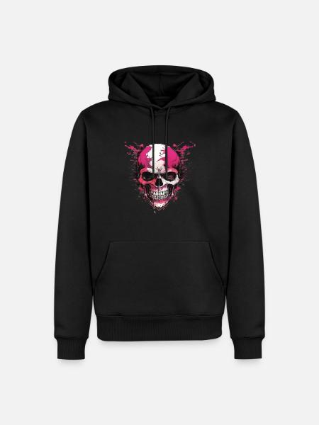 Skulls Skull Skull Skull Bones - Men’s Premium Organic Hoodie - black