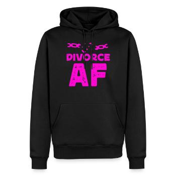 Happy Divorce Party Divorce Af - Männer Premium Bio Hoodie - Schwarz - Vorne - Nico (187cm)