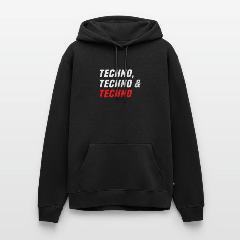 Techno Techno Techno Men’s Premium Organic Hoodie