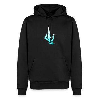 Kiteboarder - Men’s Premium Organic Hoodie - black - Front - Nico (187cm)