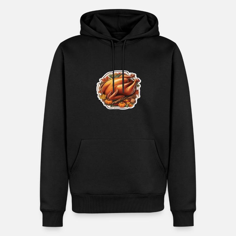 Action de grâce - Sweat à capuche Premium bio Homme - noir