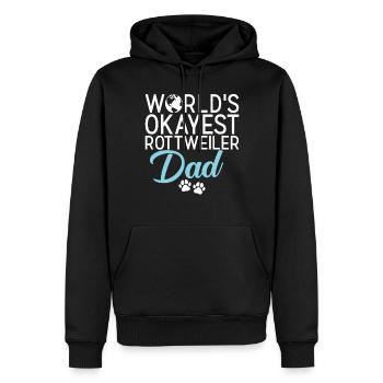 Cadeaux Rottweiler - Sweat à capuche Premium bio Homme - noir - Devant - Nico (187cm)