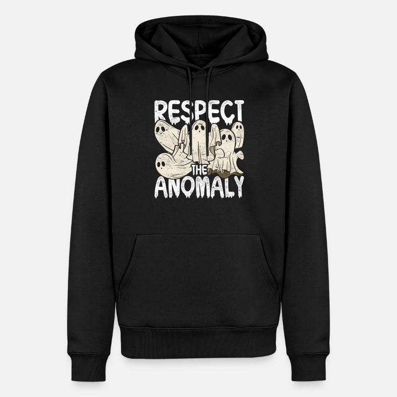 Ghost Hunt respecte l’anomalie - Sweat à capuche Premium bio Homme - noir
