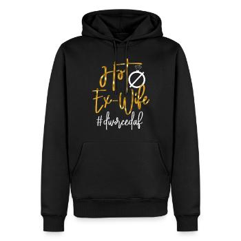 Happy Divorce Party Hot Ex-Wife - Männer Premium Bio Hoodie - Schwarz - Vorne - Nico (187cm)