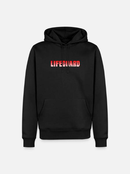 Lifeguard Rettungsschwimmer - Men’s Premium Organic Hoodie - black