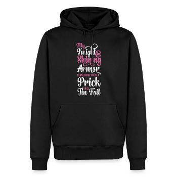 Happy Divorce Party My Knight In - Männer Premium Bio Hoodie - Schwarz - Vorne - Nico (187cm)